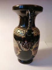 Ваза фарфор 15 см с видами Петербурга