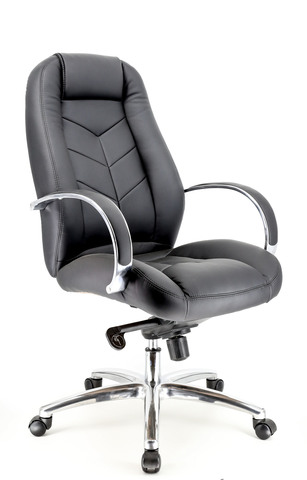 Кресло Everprof Drift Full LB M экокожа черный 122*55*52 Полированный алюминий  Мультиблок - механизм повышенной комфортности с возможностью фиксации кресла в нескольких положениях