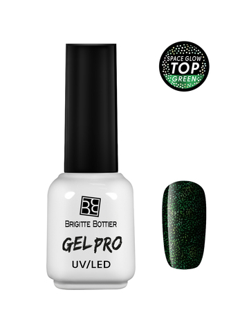 Brigitte Bottier GEL PRO Space Glow Top тон 604 green 12мл