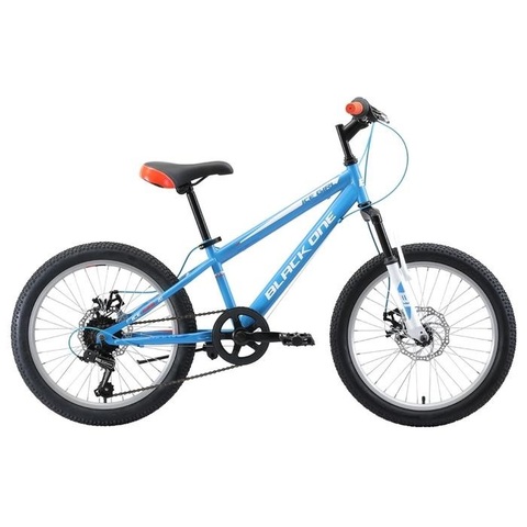 Велосипед Stark'21 Black One Ice Girl 20 D голубой/белый/оранжевый