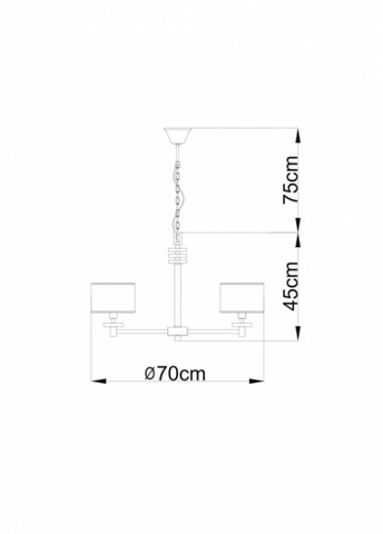 Подвесная люстра Arte Lamp FURORE A3990LM-6CC