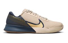 Теннисные кроссовки Nike Zoom Vapor Pro 2 Clay Premium - sanddrift/metallic gold/thunder blue