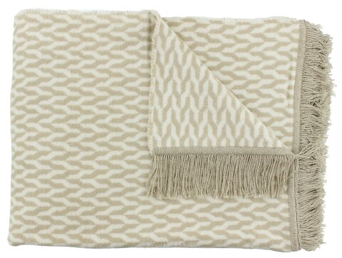 Плед 150x200 Claudi Aphos Naturel бежевый