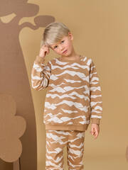 Свитшот оверсайз Mjölk Песчаные узоры