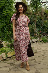 Платье Жара (бордовое) П13415-16М LT Collection