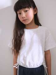 Футболка с завязками для девочки Next AL9-892, Белый