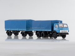 KAMAZ-5320 with trailer GKB-8350 blue-light-blue 1:43 Start Scale Models (SSM)