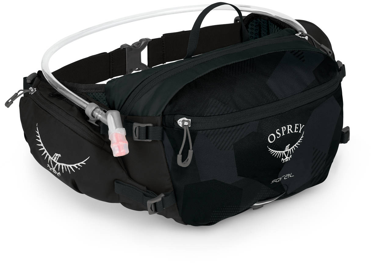 Сумки для бега Сумка поясная Osprey Seral 7 Obsidian Black Seral_S19_Side_Obsidian_Black_web.jpg