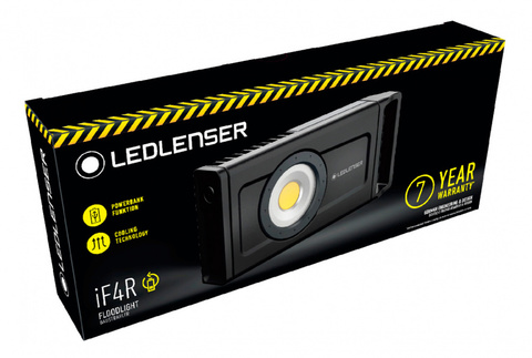 Фонарь универсальный Led Lenser IF4R, чёрный, светодиодный, 21700x2 (502001)