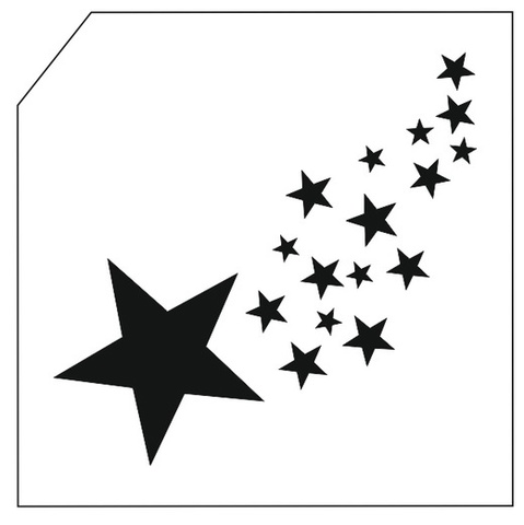 Трафарет для блеск-тату 6*6  разное 136Р
