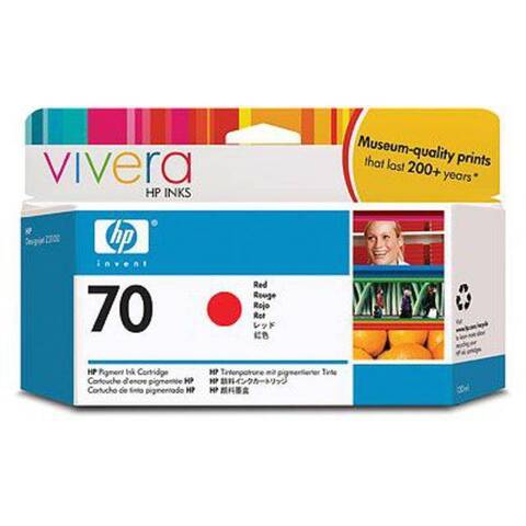 Картридж HP 70 C9456A 130-ml Red Ink Cartridge для HP DesignJet Z3100, Z3100ps