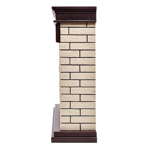 Каминокомплект Firelight BFP/P-2520 портал Bricks 25 камень бежевый, шпон темный дуб