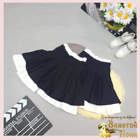 Юбка трик/хлопок (7-12) 250421-FY8076