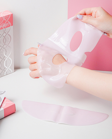 Гидрогелевая маска с экзосомами и коллагеном Dr.Reborn Exosome Collagen Mask Pink