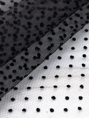 Фатин горох, 28 гр/м2, 150 см, графит