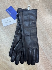 Перчатки.Женские.Кожаные.Люкс качества. Подклад: трикотаж-шерсть. 5 шт в упаковке.