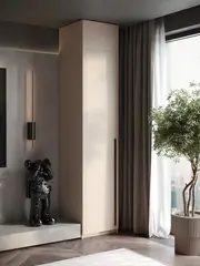 Шкаф распашной 40*40*240 кашемир, с антресолью Lorena 1