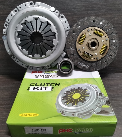 СЦЕПЛЕНИЕ В СБОРЕ ACCENT ТАГАЗ, GETZ 1,3 PHC VALEO 200мм HDK-100 (4130022700+4110022700+4142122800)