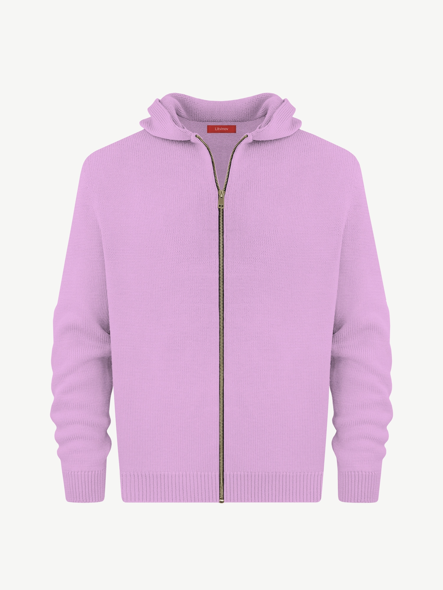 Толстовка на замке из экохлопка