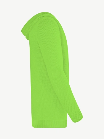 Кардиган с капюшоном из шелка