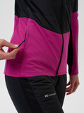 Премиальная куртка для лыж и зимнего бега Nordski Hybrid Pro 2.0 Fuchsia/Black W женская