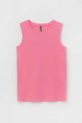 майка  для девочки  КР 301698/розовая орхидея к457