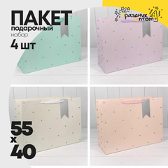 
          Пакет подарочный 55х40х20см Премиум "Эксклюзив" (Микс)
