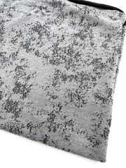 Трикотаж жаккардовый, футер 3-х ниточный, Серый меланж