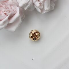 Бусина спейсер, 13.6*8,3 мм, позолота,П229