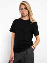 Футболка женская Kosmos (черная)