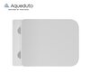 Aqueduto AQDS371T AQD комплект: TECNICA Novo Система инсталляции для подвесного унитаза, RETANGULO Novo, Панель смыва, белый глянцевый, MACIO Tornado Унитаз подвесной 520*370 безободковый, Tornado, сиденье с микролифтом, белый глянцевый