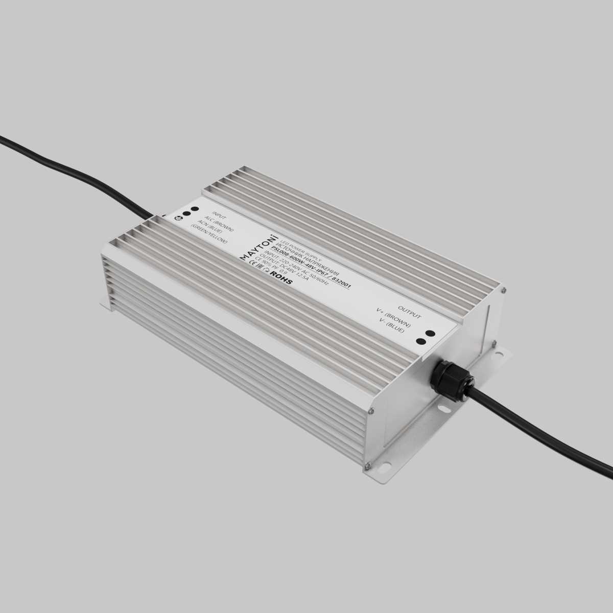Источник напряжения PSL008 48В 600Вт IP67 Maytoni Led Strip 832001