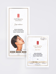 Cell Beauty Ежедневная маска для лица с экзолипосомами-Exoliposome Ultra-Advanced Daily Mask Pack Signature,10 шт