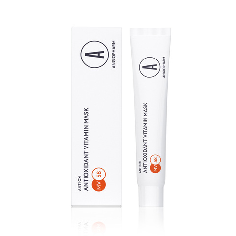 ANGIOPHARM АНТИОКСИДАНТНАЯ МАСКА С ВИТАМИНАМИ А, Е, С, 7 Мл | ANTIOXIDANT VITAMIN MASK