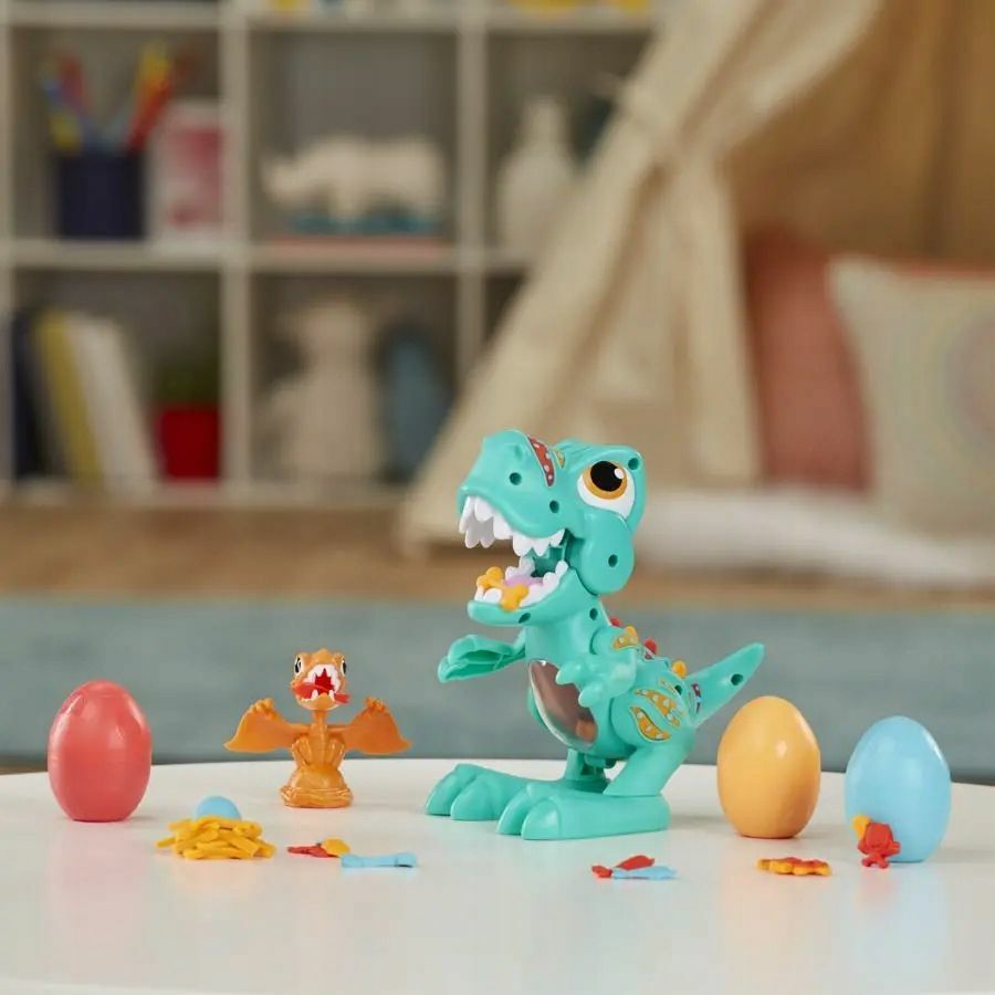 Игровой набор для лепки Play-Doh Dino Crew - Жевательный динозавр с  веселыми звуками - Плей До F1504 купить в Москве | Доставка по России.