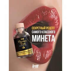 Intt Passion Fruit Massage Gel - Съедобный гель для интимного массажа, 30 мл (маракуйя)