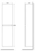 Cezares MOLVENO 46-120-2C-SO-2-BET Тумба под раковину с двумя чашами подвесная с двумя выкатными ящиками 80x50x50