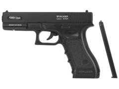 Пистолет пневматический Stalker S17GM (Glock17) к.4,5мм