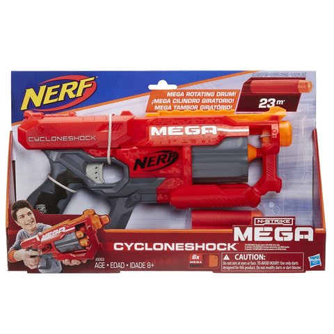 Nerf бластер Мега Циклон-шок