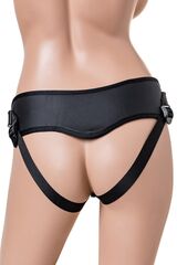 Женский страпон с вагинальной пробкой Woman Strap - 18 см. - 