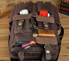 Кожаный мужской рюкзак Maverick Perfect