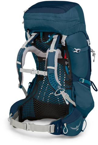 Картинка рюкзак туристический Osprey Aura Ag 65 Challenger Blue - 2