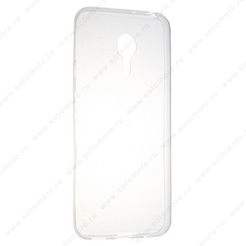 Накладка силиконовая ультра-тонкая для Meizu Pro 5 прозрачная