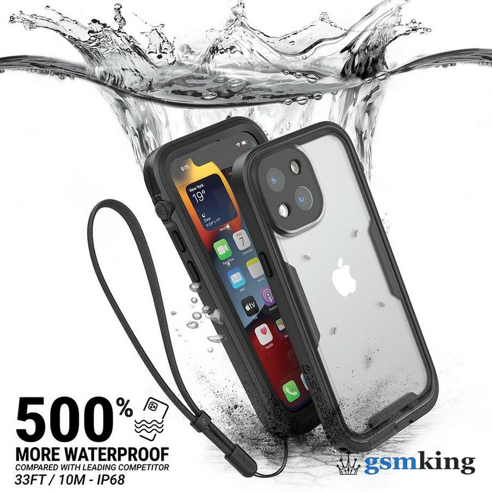 Чехол Catalyst Total Protection Waterproof Case for iPhone 13 Mini Stealth  Black (Чёрный) - цена 0.0 ?.