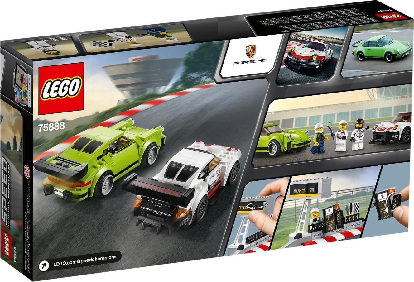 LEGO Speed Champions Porsche 911 RSR 911 Turbo 3.0 75888