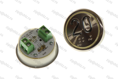 Кнопка (кнопочный модуль) EA2406S-S-R "20 этаж", круглая, красная статическая подсветка, Брайль