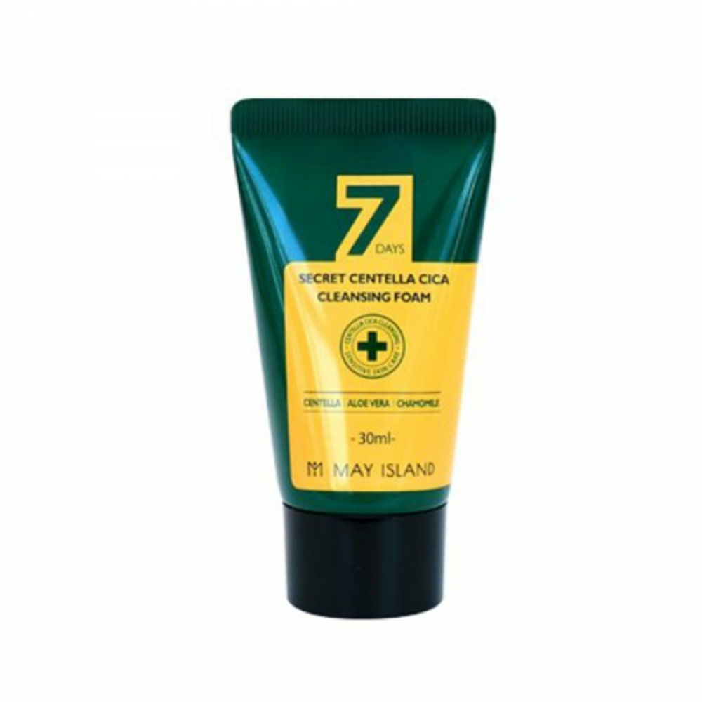 Очищающая пенка для проблемной кожи May Island 7 Days Secret Centella Cica Cleansing Foam 30 мл.