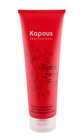 Маска с Биотином для укрепления и стимуляции роста волос Biotin Energy Kapous Professional 250 мл