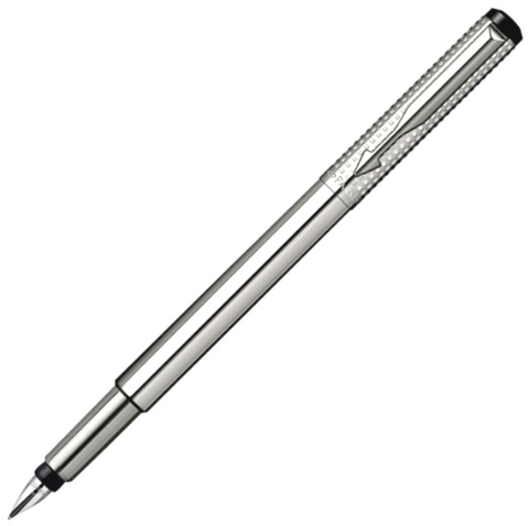 Ручка перьевая Parker Vector Premium F181 Shiny SS Chiseled, F (S0908730)