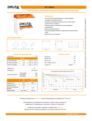 Аккумуляторная батарея DELTA BATTERY CT 1214.1